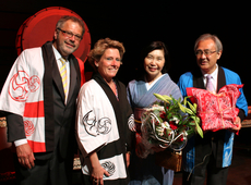 Kathelijne, Koen, ambassadeur van Japan met z'n vrouw