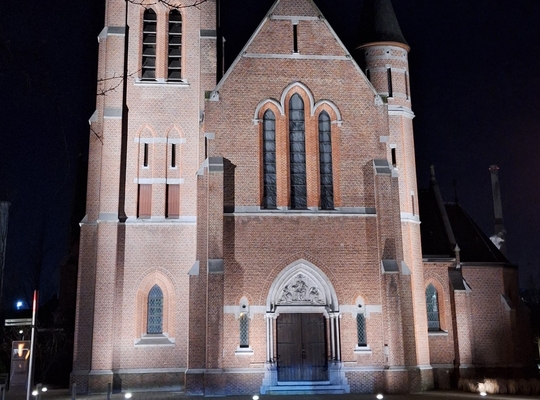 kerk van Moretusburg kerk van Moretusburg