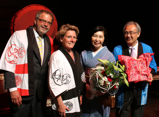 Kathelijne, Koen, ambassadeur van Japan met z'n vrouw